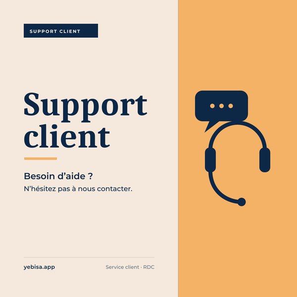 Yebisa : Support Client